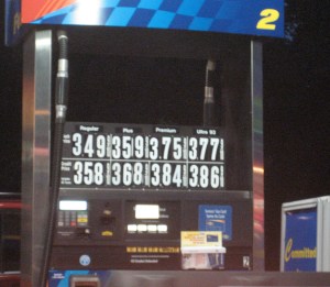 Gas pump in Bordentown