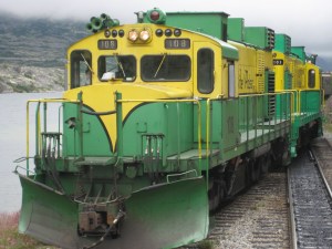 restored White Pass train