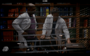 Webber and Shepherd have a conversation